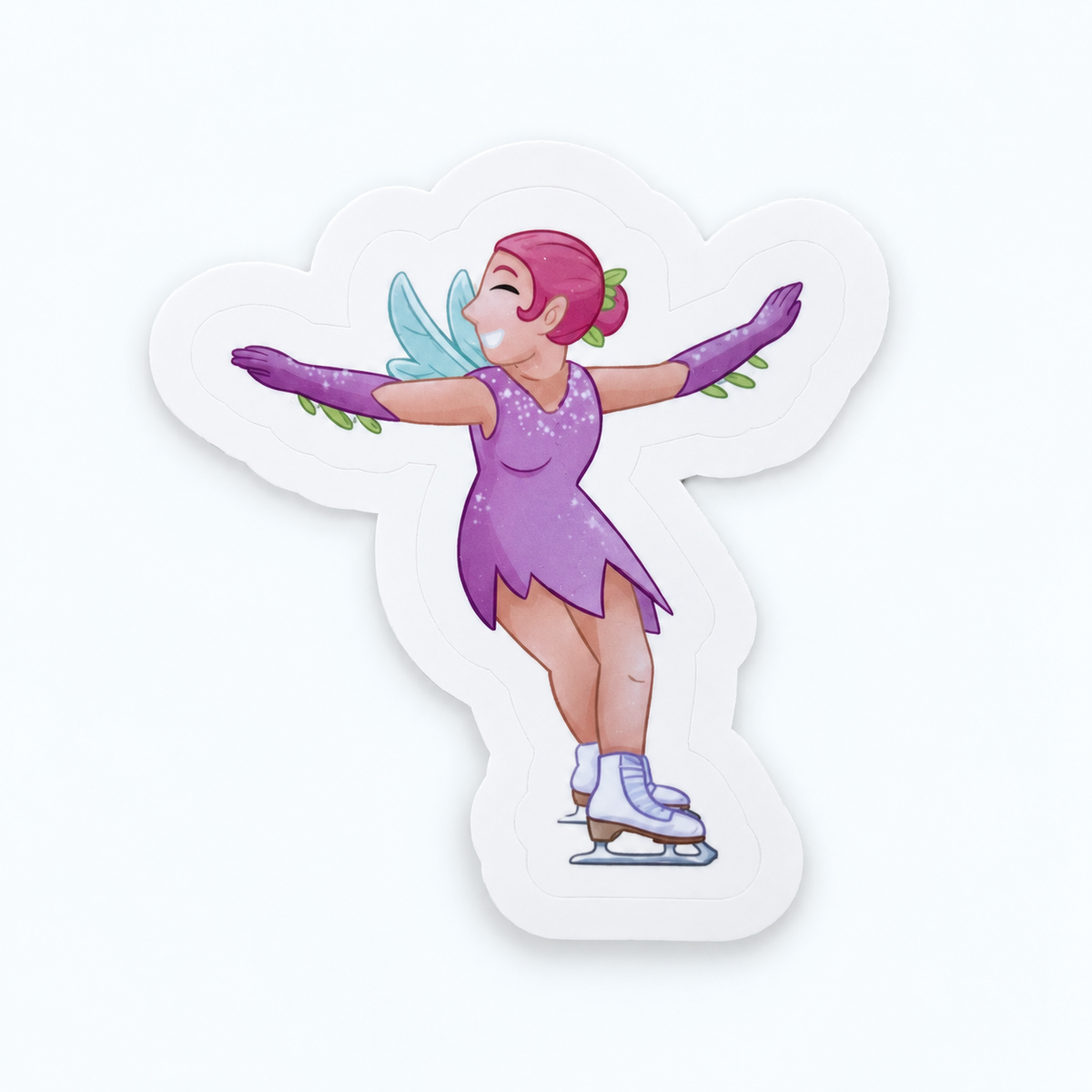 White Vinyl Character Stickers