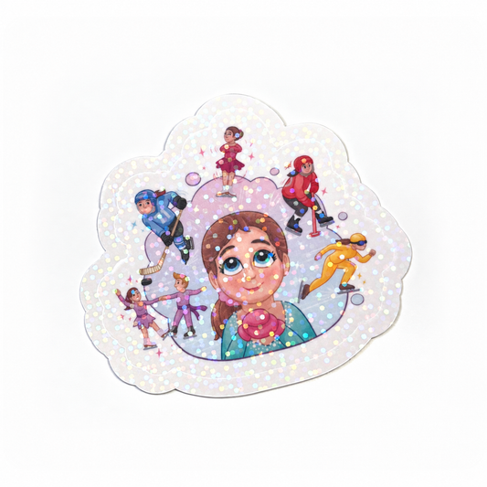 Holographic Vinyl Character Stickers