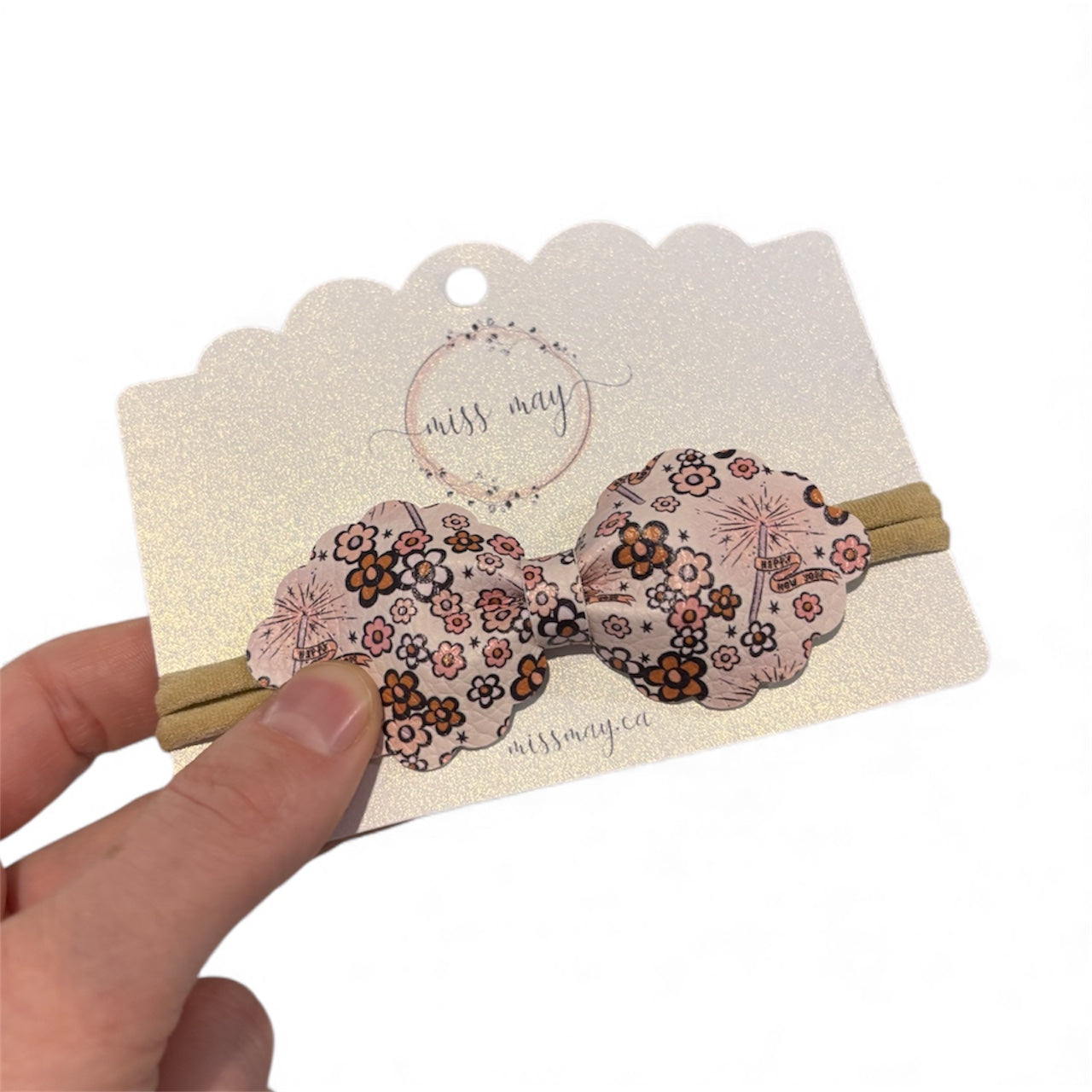 Ruffled Pinch Hair Bow Digital Cut File – PDF & SVG DIY Template | Miss May