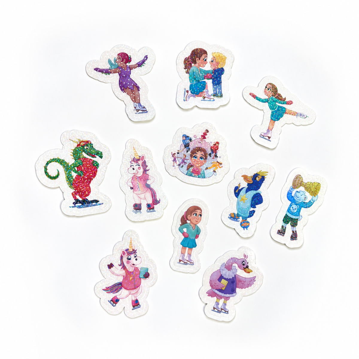 Ice Skating Stickers