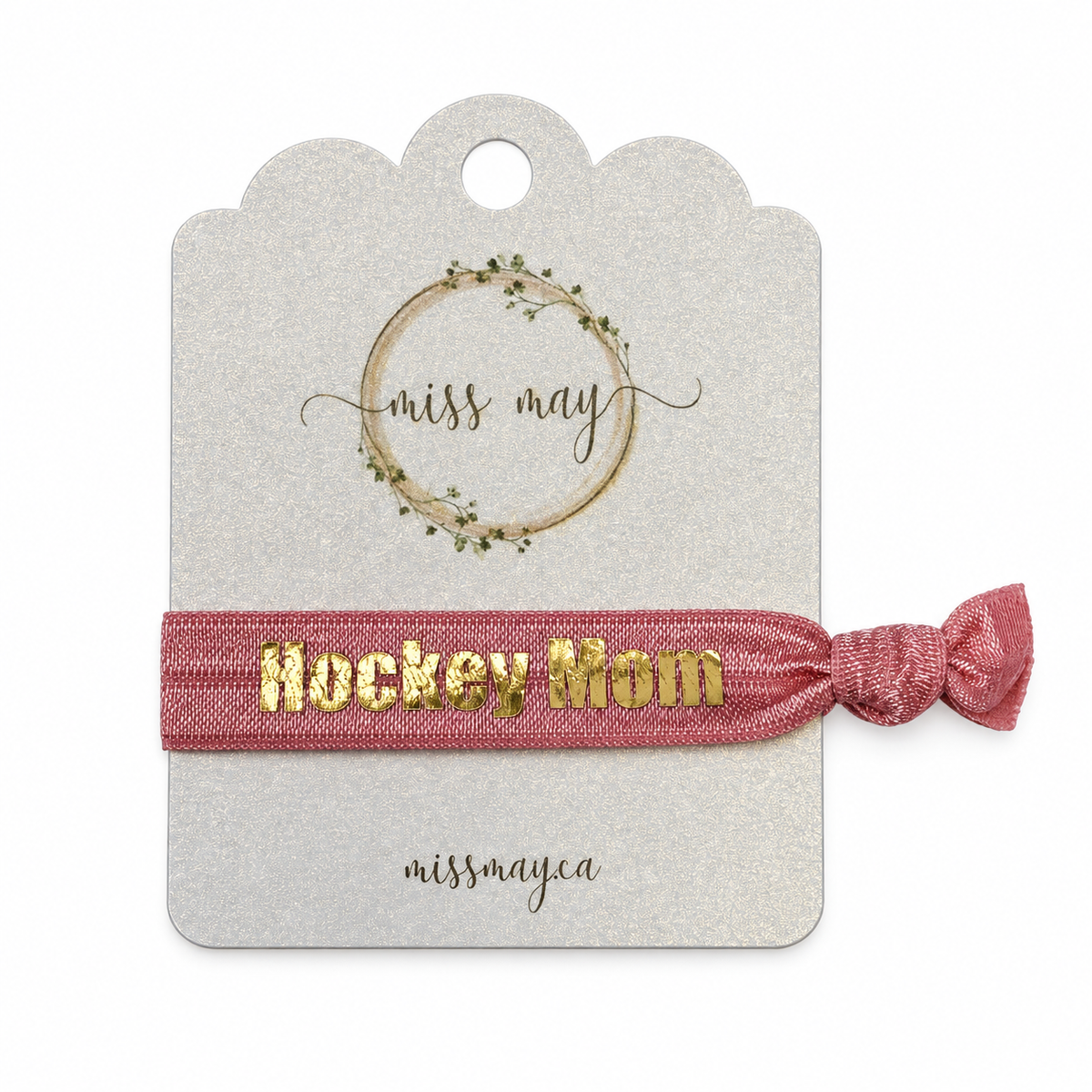 Hockey Hair Tie Bracelets – Foiled Elastic | Miss May