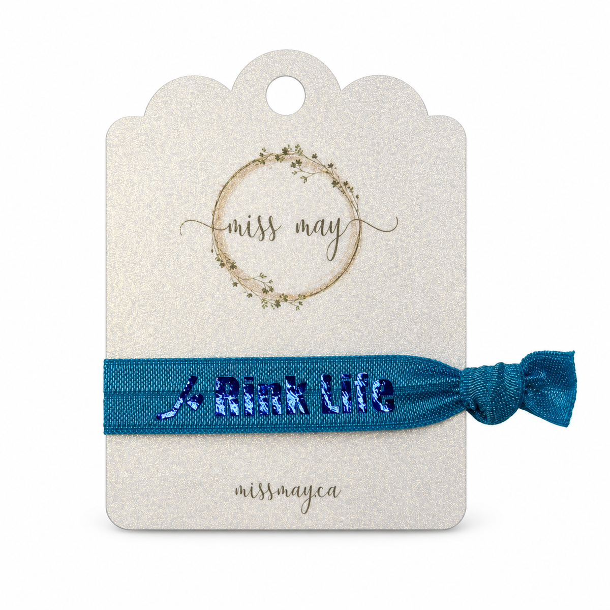 Hockey Hair Tie Bracelets – Foiled Elastic | Miss May