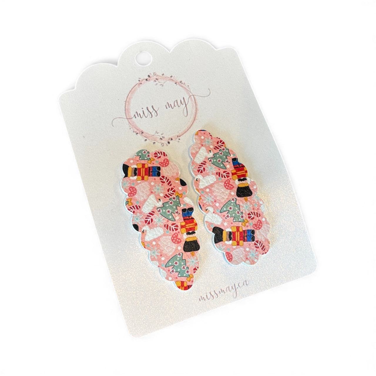 Holiday Snap Clip Set – Christmas Hair Clips for Kids | Miss May