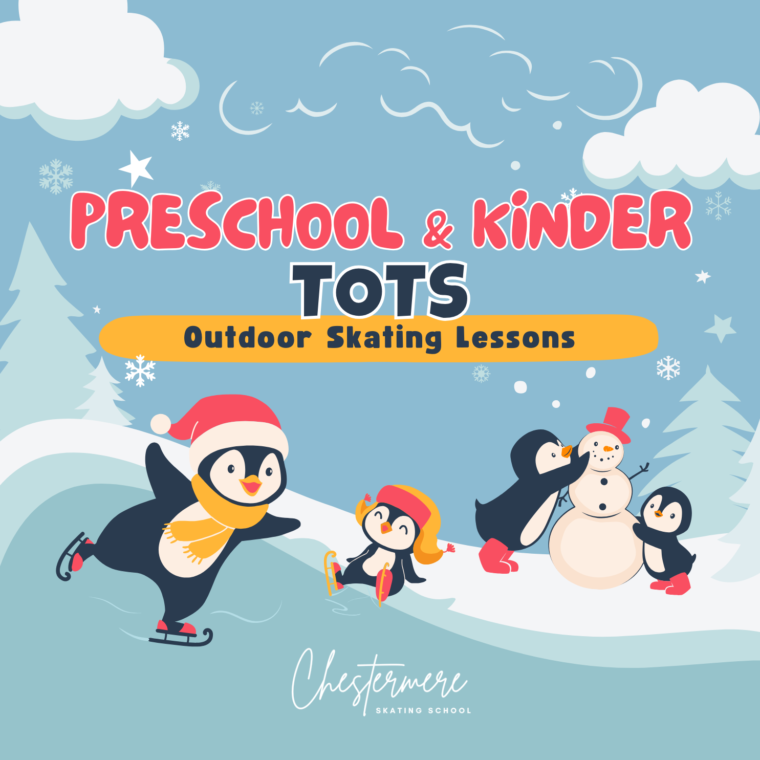 Outdoor Kids Skating Lessons Age 3-5