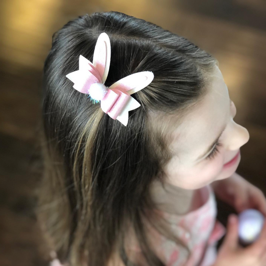 Easter Bunny Hair Bow Digital Cut File – PDF & SVG DIY Template | Miss May