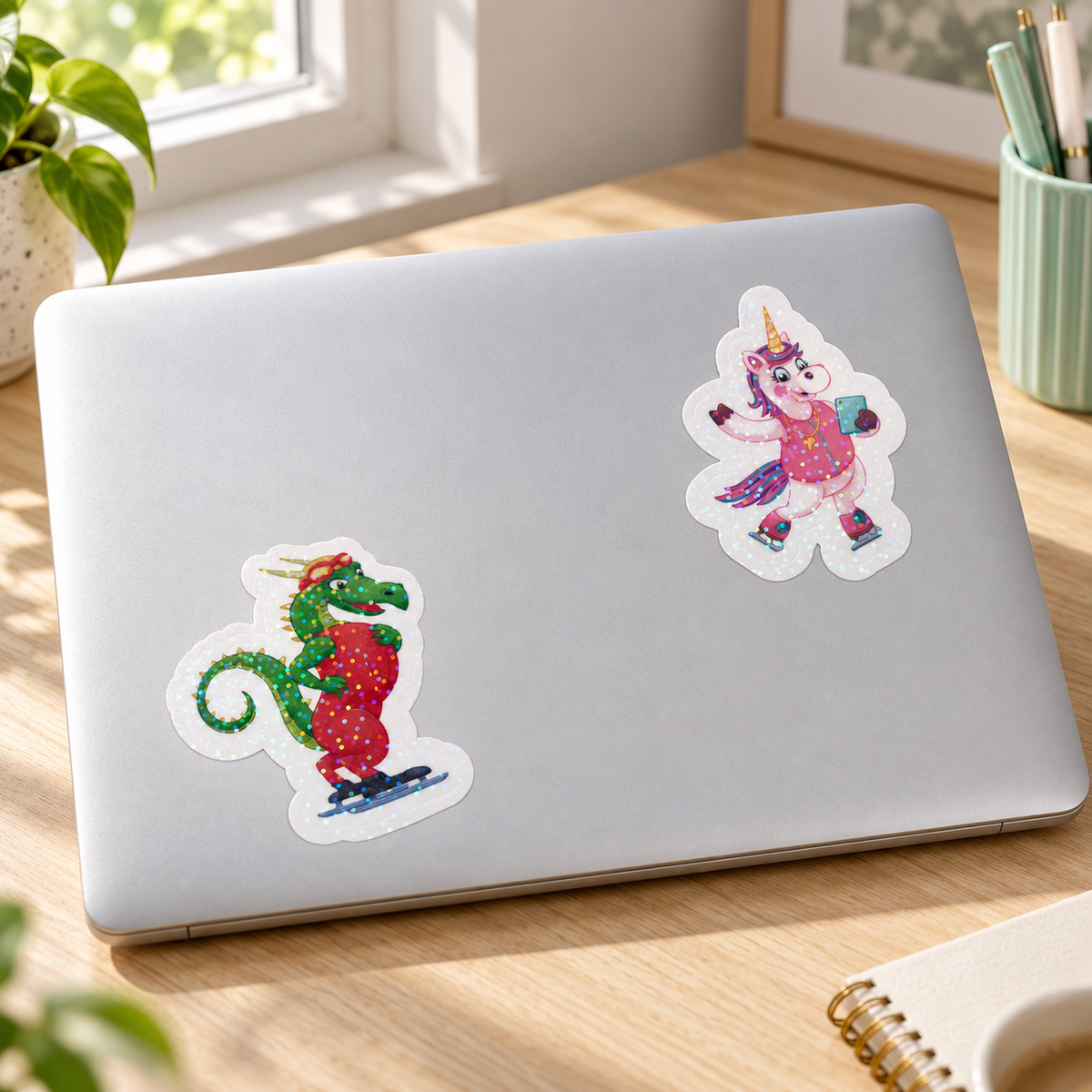 Holographic Vinyl Character Stickers