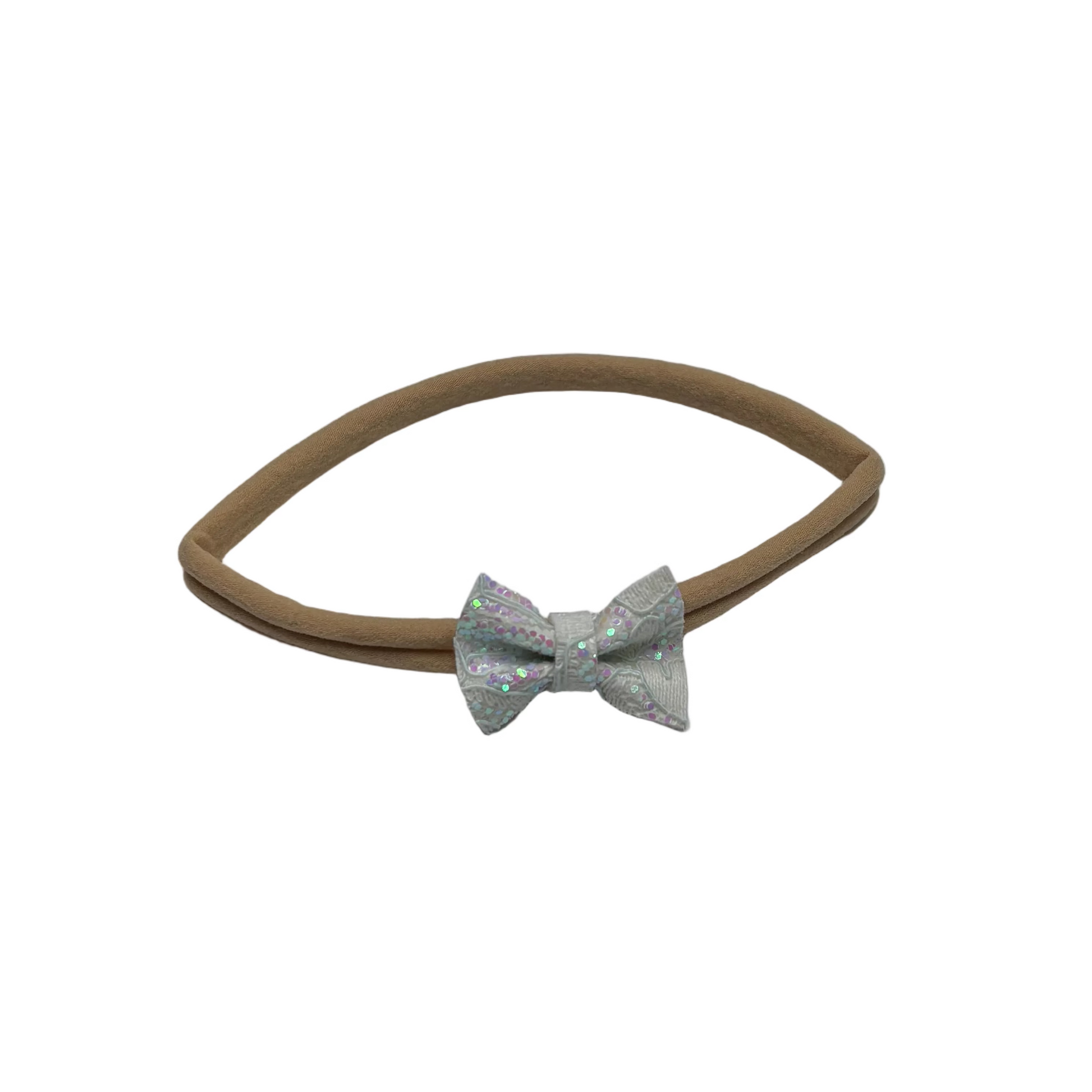 white mint lace baby headband bow minimalist baby accessory