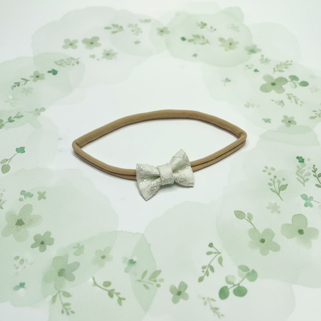 Nylon soft headband for newborn