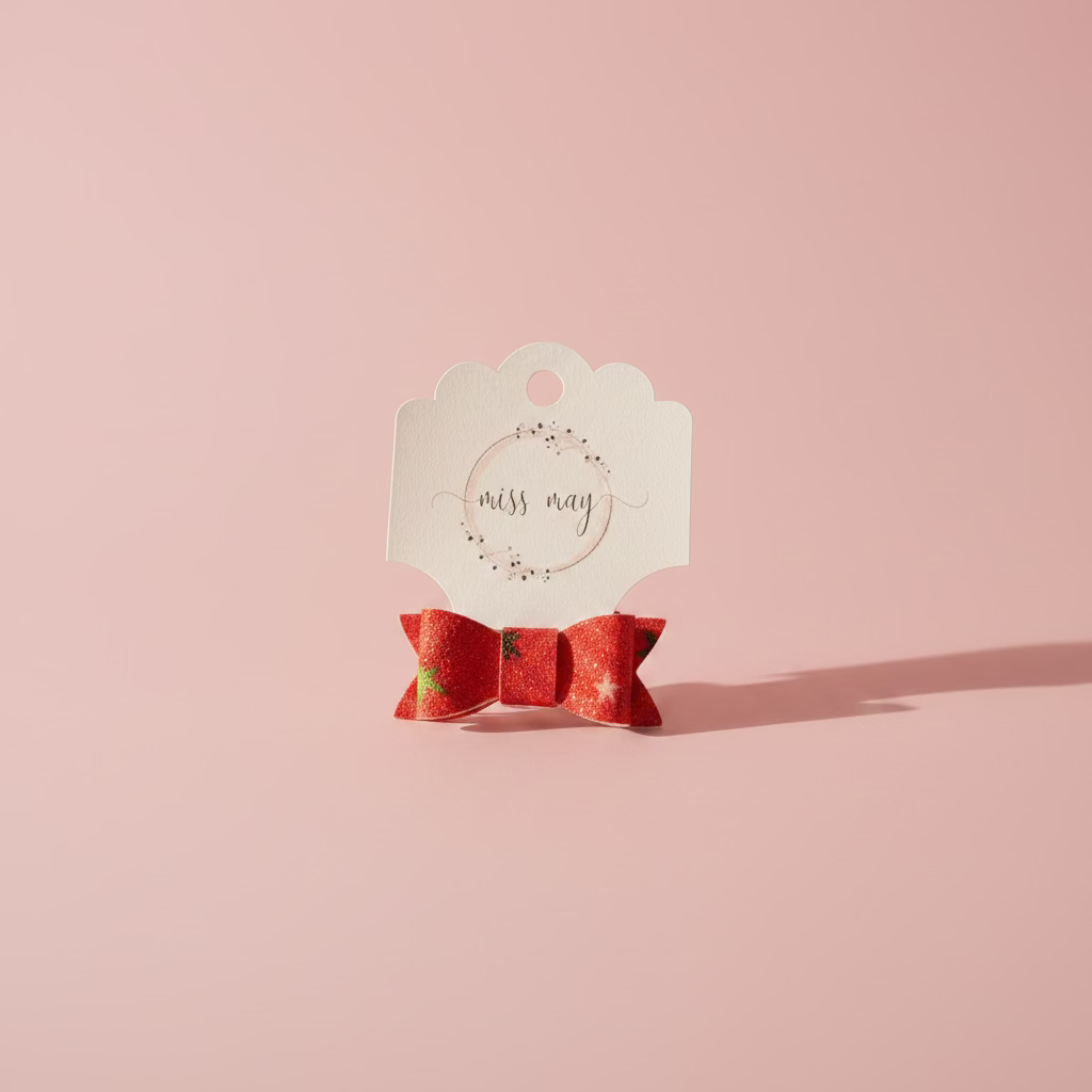 red hair bow 